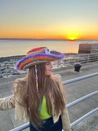 Image 4 of Crochet cowboy hat