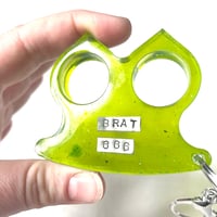 Image 3 of Brat 666 Keychain