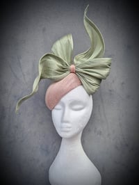 Image 3 of 'Bowie' Hugger in Apricot and Lime