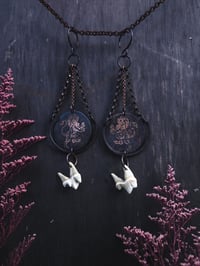 Image 4 of heraldic lion hangers (can be earrings for non-sensitive ears)