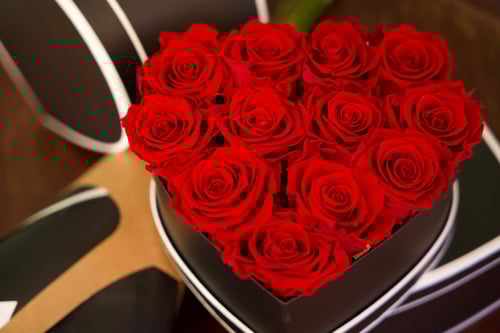 Image of Preserved Rose Heart Box