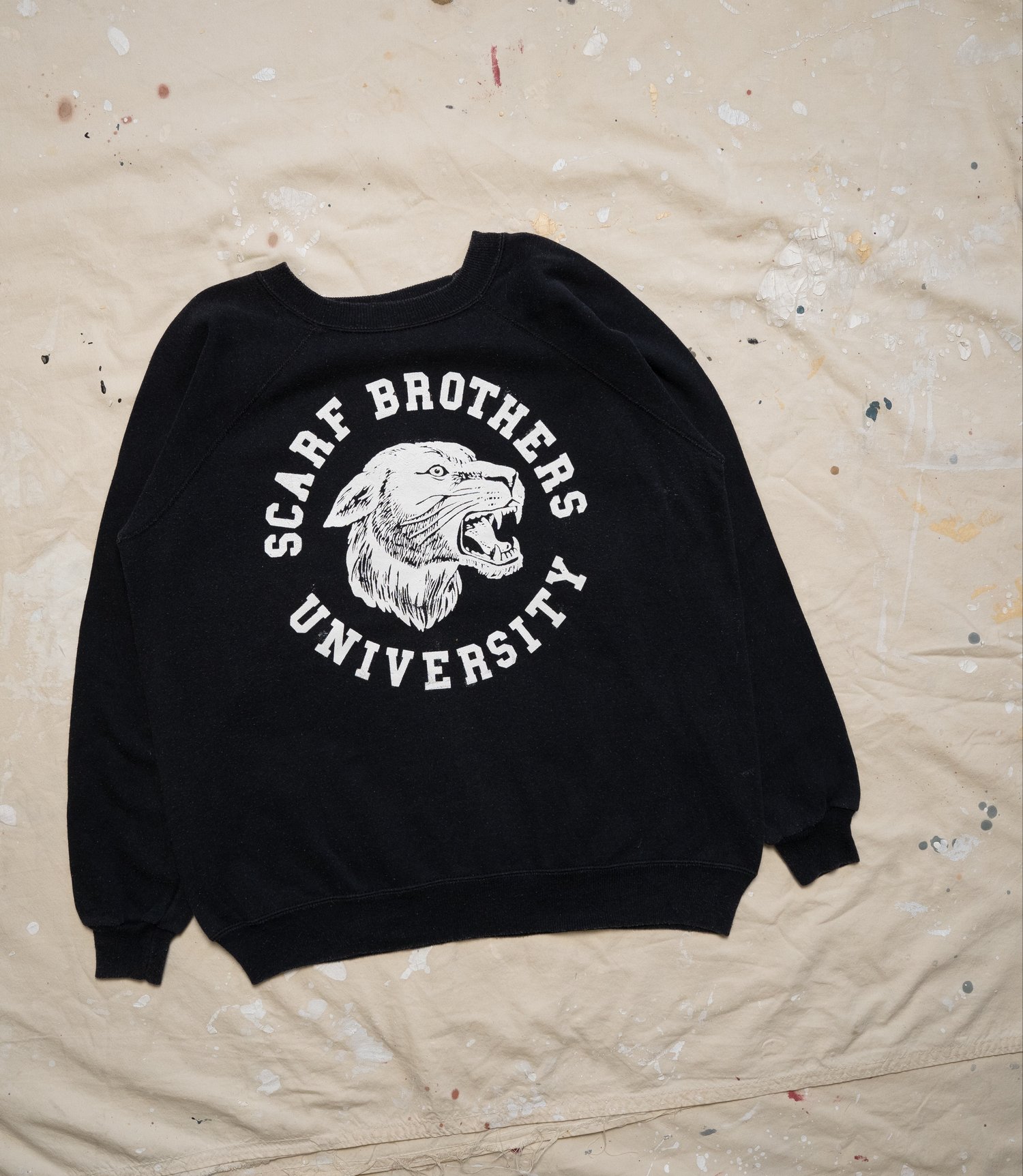 Image of University Raglan (Large) - Black 