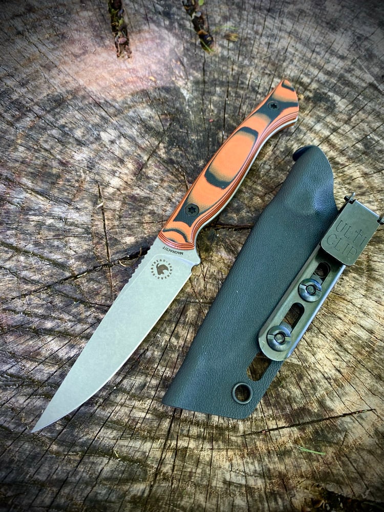 Image of TRAPPER-ORANGE/BLACK G10-MAGNACUT