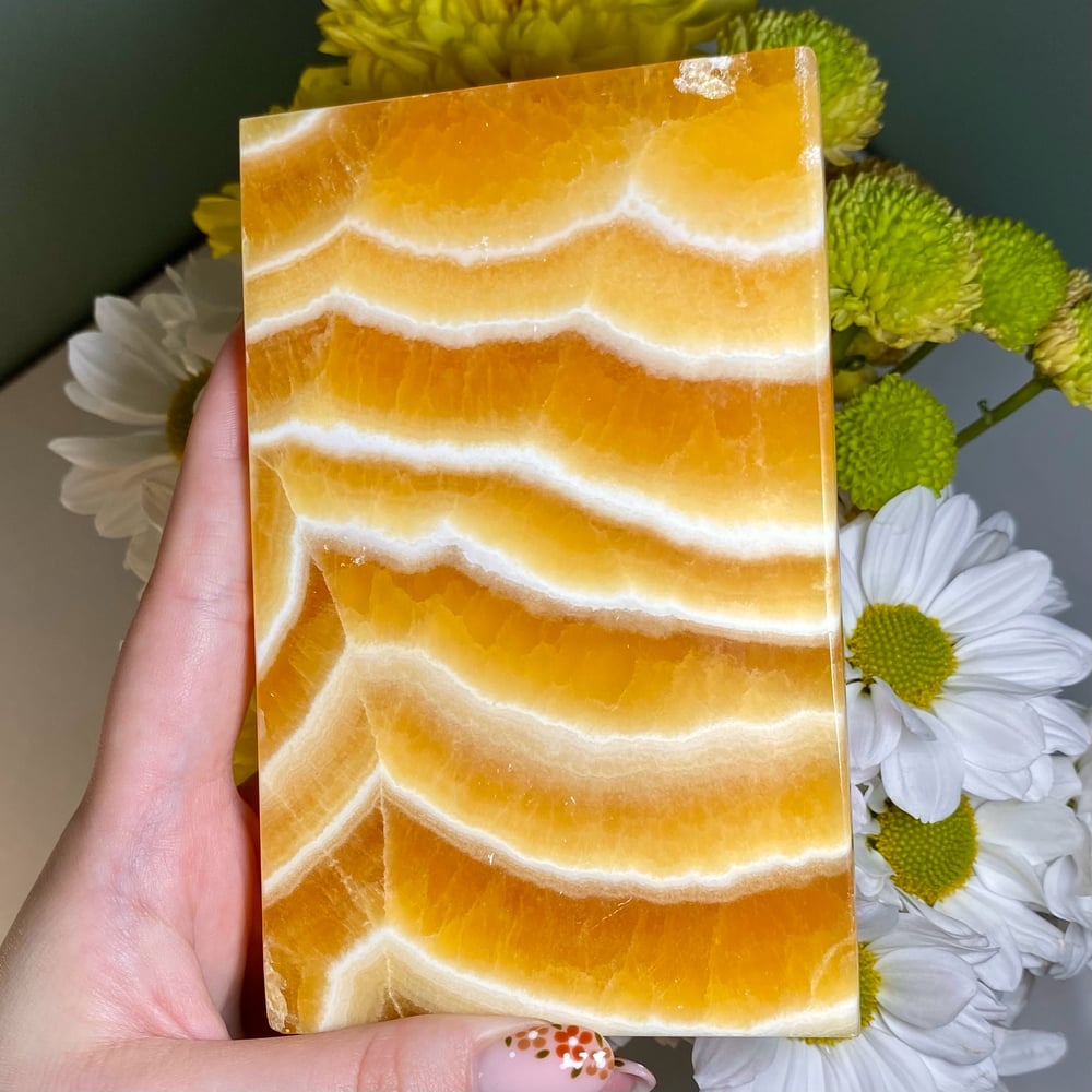 Image of Orange Calcite Slab