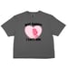 Image of I Love JB CHARCOAL SLIGHT CROP