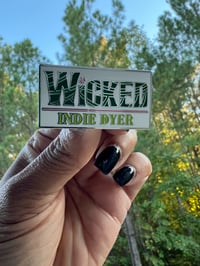 Image 2 of Wicked Advent Indie Dyer Enamel Pin (FREE STICKER)