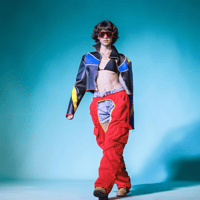 Image 4 of Drive Me Crazy Cropped Racer Jacket 