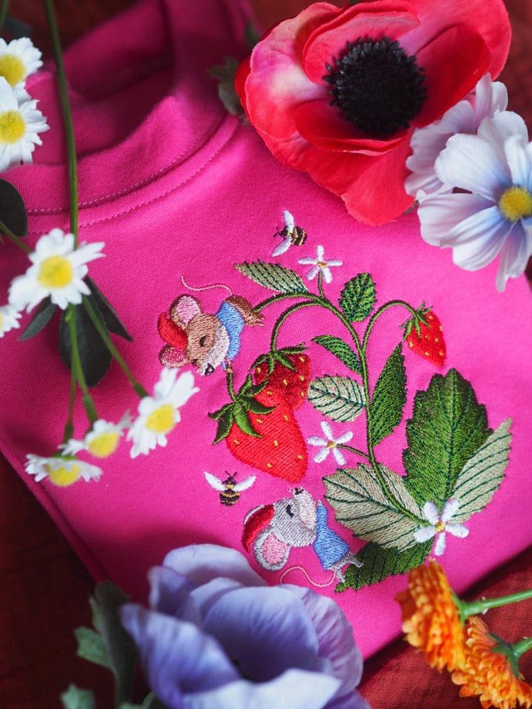 Image of The Strawberry Patch Gnomes - Cerise Tee