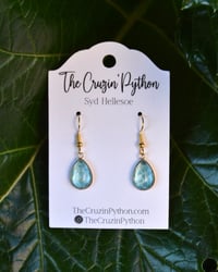 Image 1 of Morning Dew Snake Shed Earrings 