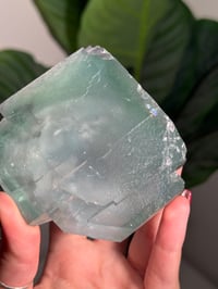Image 5 of XL TEAL CUBIC FLUORITE -CHINA-