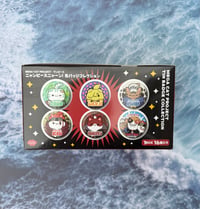 Image 3 of One Piece Mega Cat Project 5th Anniversary Tin Badges! 