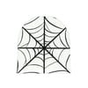 Black on white spiderweb beanie