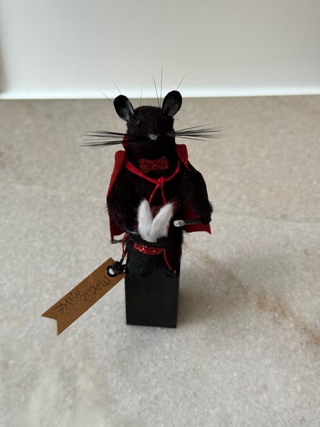 Image of Magic Mike faux taxidermy mouse