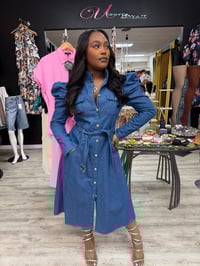 GOOD GIRL DENIM DRESS