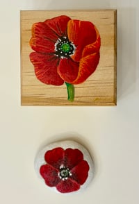 Image 13 of Hand Painted Wooden Box and ‘hug’ 