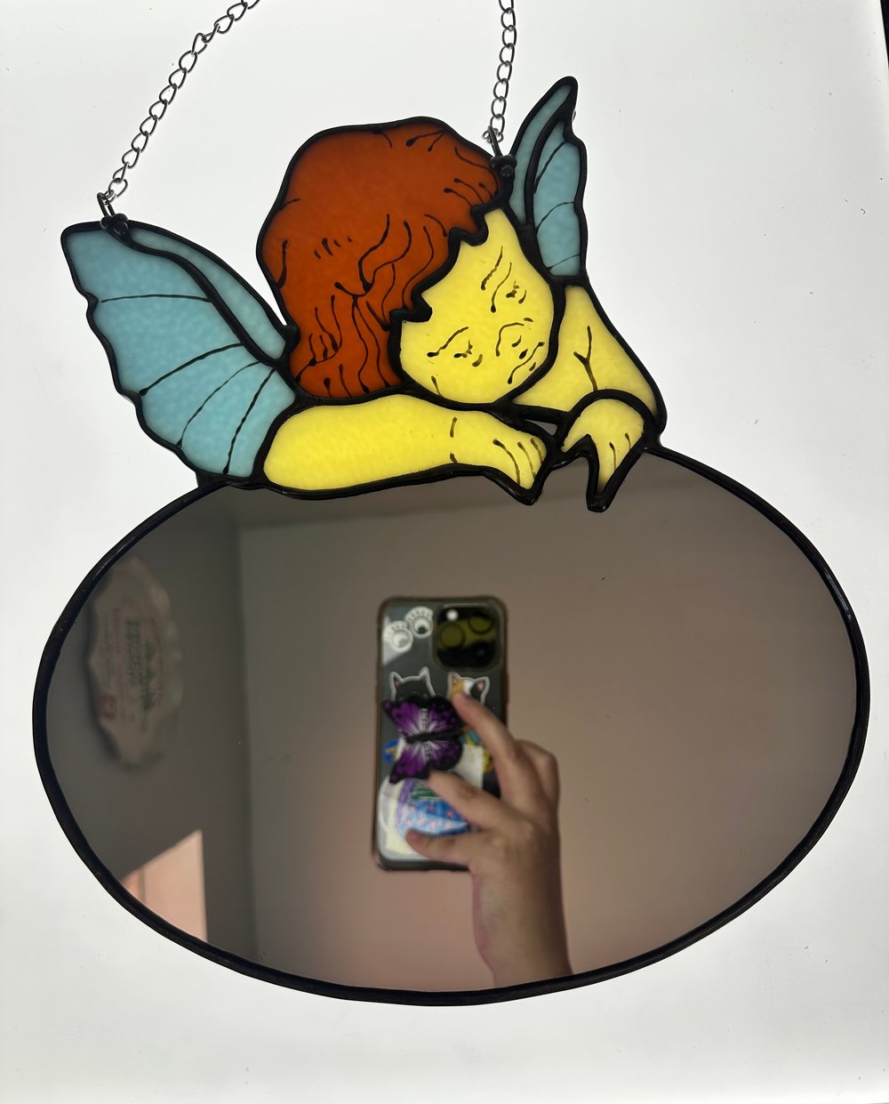 Image of blue cherub