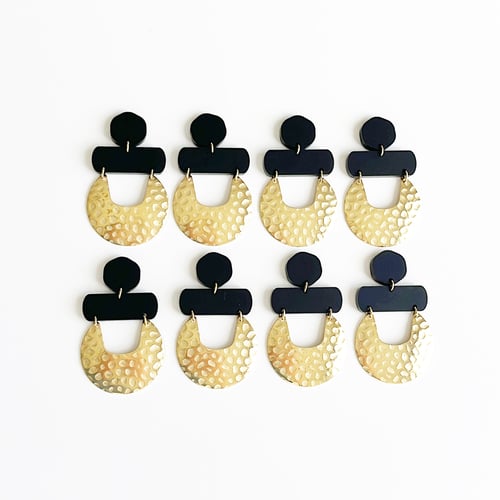 Image of Hammered Metal Dangles