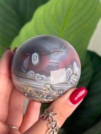 Image 4 of MOZAMBIQUE SWAZI AGATE SPHERE F