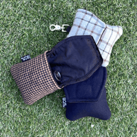 Image 4 of Grey Wool Check Range Finder Pouch