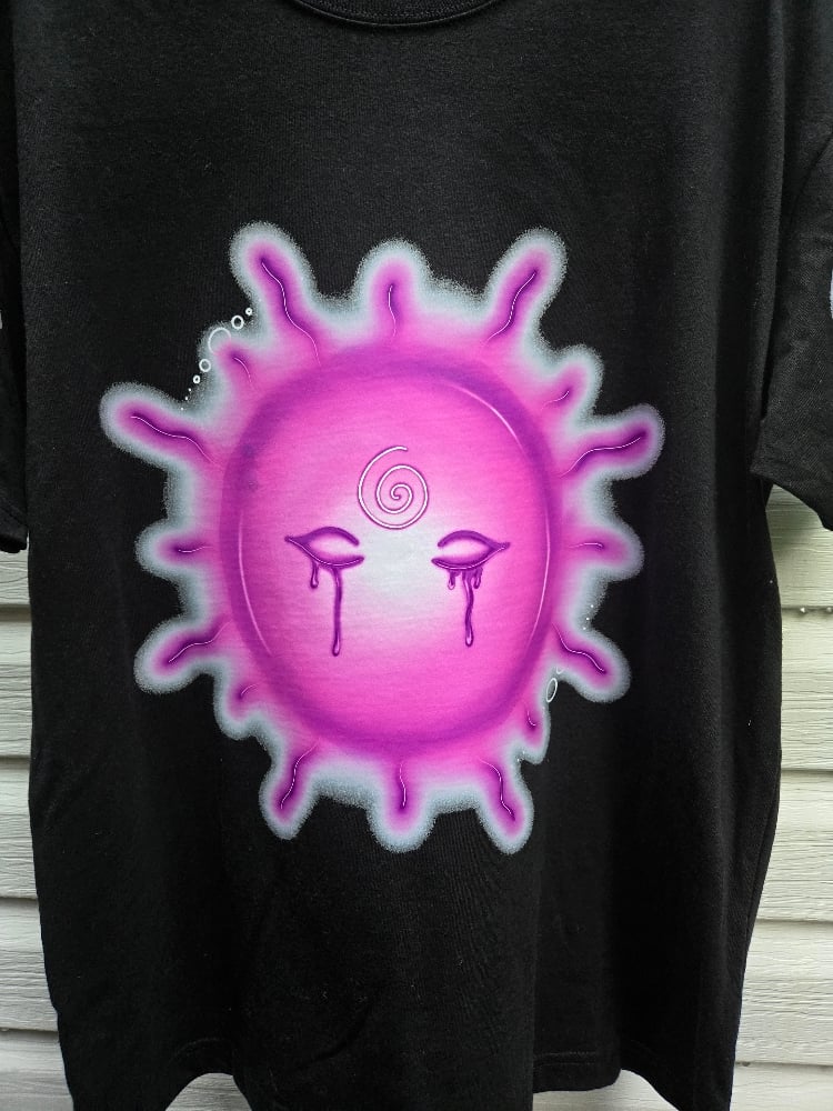Image of Sun & moon swirl ( UV ) Tee