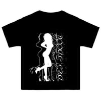 HEY SHOOT GIRL TEE BLACK
