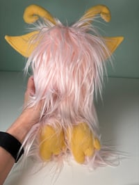 Image 5 of Happy Horned Monster - Light Pink