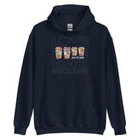 Image 2 of LOVEDCGOGO "CONGA ART" Dark Unisex Hoodie (see color options)