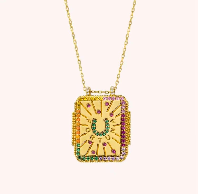Image of Tarot card necklace