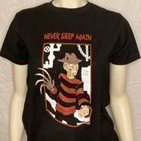 Image 3 of Unisex “Never Sleep Again”  Black Tee