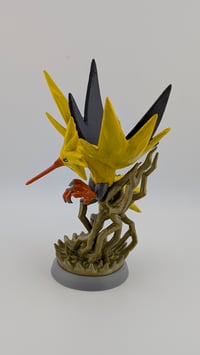 Image 4 of Zapdos' Spark Handpainted Fan Art Figurine