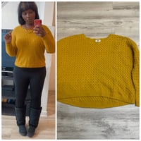 Mustard sweater size X-Large 