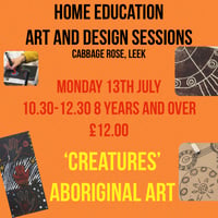 Image 1 of Home Ed. Monday 13th July. Aboriginal Art