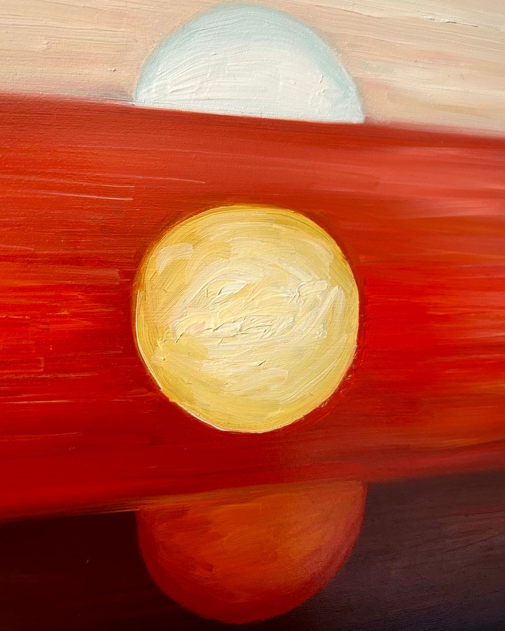 “Three Suns” Original Oil Painting