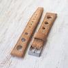20mm Suede Rally Strap - Sand