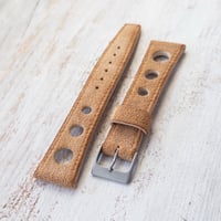 Image 1 of 20mm Suede Rally Strap - Sand