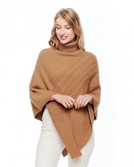 Image of Cableneck Poncho 
