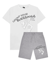 Count your blessings - Short & T shirt set