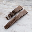 20mm Box Stitched Antique Brown