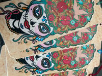 Image 8 of Day of the Dead "La Catrina" Beauty Bookmark 