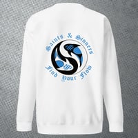 Image 2 of Find Your Flow White Sweatshirt