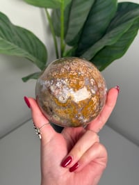 Image 3 of RAINBOW SEA JASPER SPHERE -MADAGASCAR- 