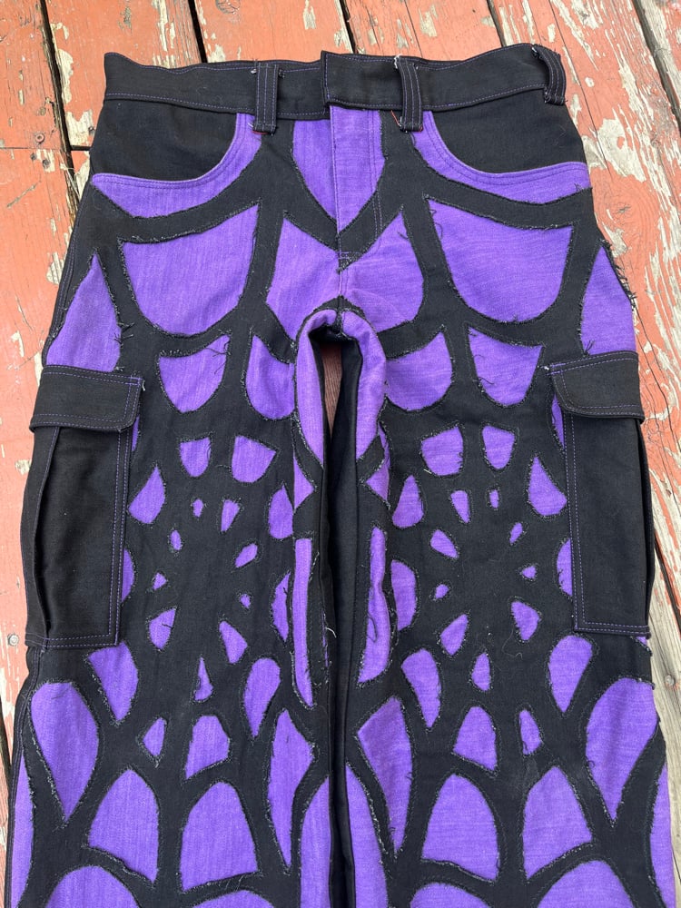 Image of spiderweb jeans