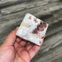 Image 2 of Mexican Crazy Lace Agate Floating Cube C