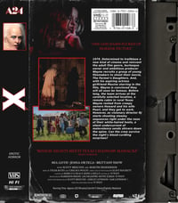 Image 2 of ‘X’ VHS Movie