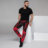 Image 2 of BOSSFITTED Red AOP Men's Joggers