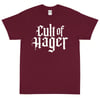Cult Of Hager: White Logo - Unsex Short Sleeve T-Shirt