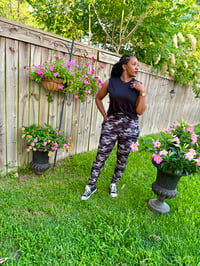 Image 7 of Grey Camo Joggers w/Drawstring Waist 