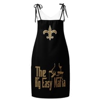 Image 3 of Big Easy Mafia Tie-strap midi dress