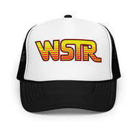 Image 1 of WSTR Identity Crisis Logo Trucker Cap (black)