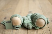 Spring Sage GIRL & BOY Bonnet + Wrap